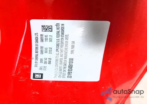 2013 Chevrolet Camaro Lt из США, поврежденный, VIN 2G1FB1E34D9113130